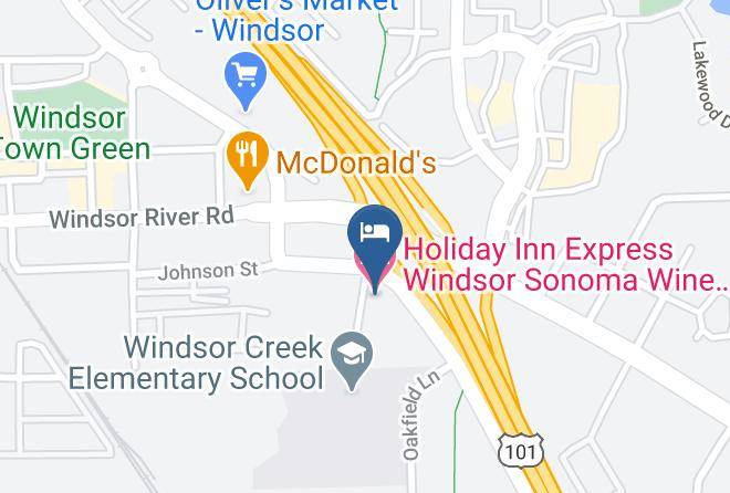 Sonoma - Holiday Inn Express Windsor Sonoma Wine Country Maps