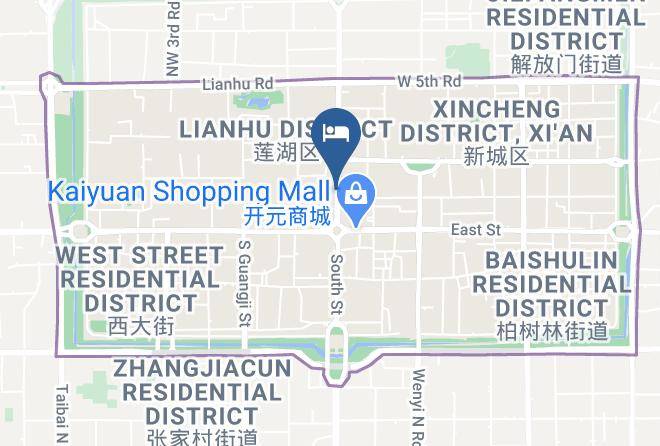 Xi An - Holiday Inn Express Xi'an Bell Tower Maps