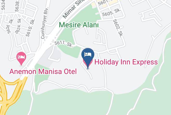 Yunusemre - Holiday Inn Express Maps