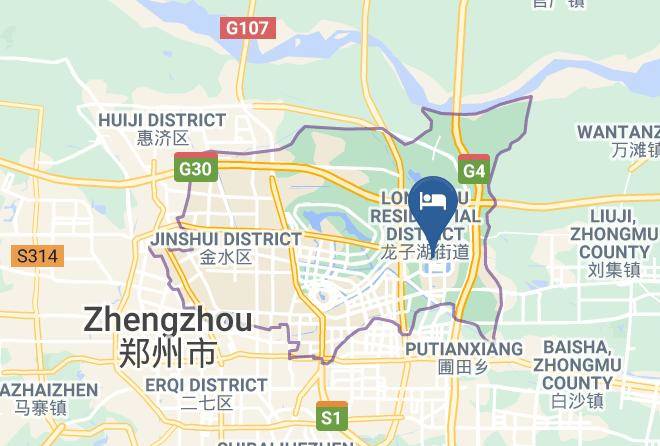 Zhengzhou - Holiday Inn Express Zhengzhou Longzi Lake Maps