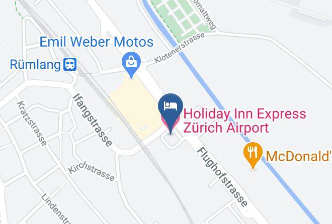 Holiday Inn Express Zurich Airport Map