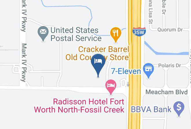 Tarrant - Holiday Inn Fort Worth North Fossil Creek Maps