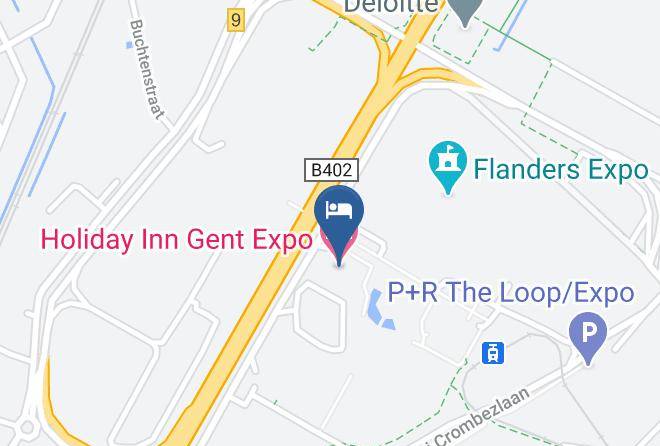 East Flanders - Holiday Inn Gent Expo Maps