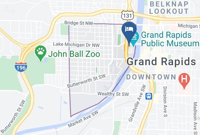 Kent County Swan - Holiday Inn Grand Rapids Downtown Maps