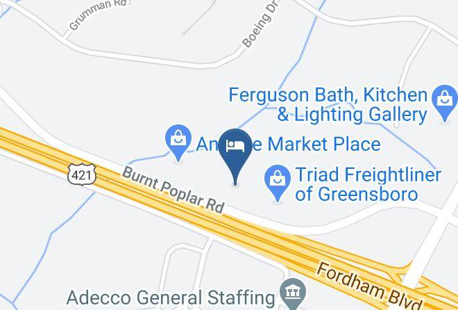 Guilford - Holiday Inn Greensboro Airport Maps
