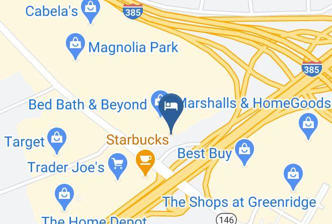 Greenville - Holiday Inn Greenville Woodruff Road Maps