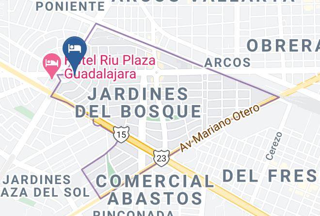 Guadalajara - Holiday Inn Guadalajara Select Maps