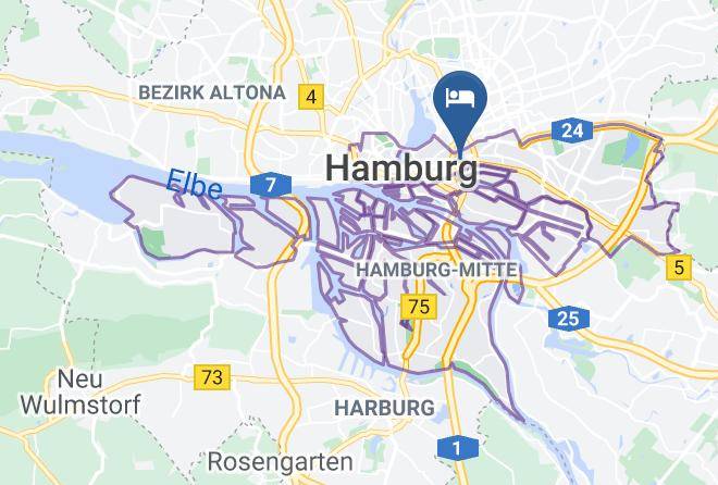 Holiday Inn Hamburg Berliner Tor Map