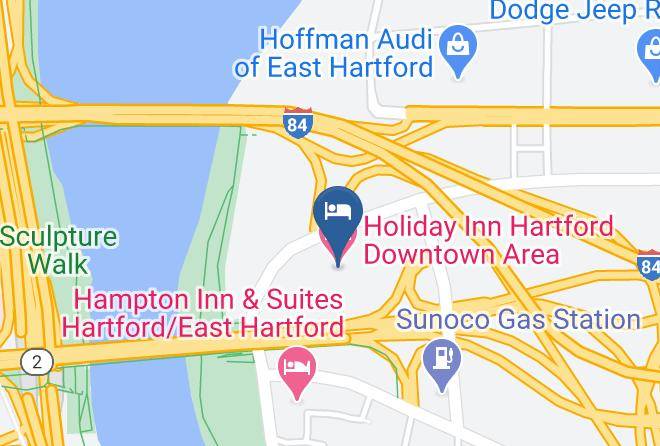 Hartford - Holiday Inn Hartford Downtown Area Maps