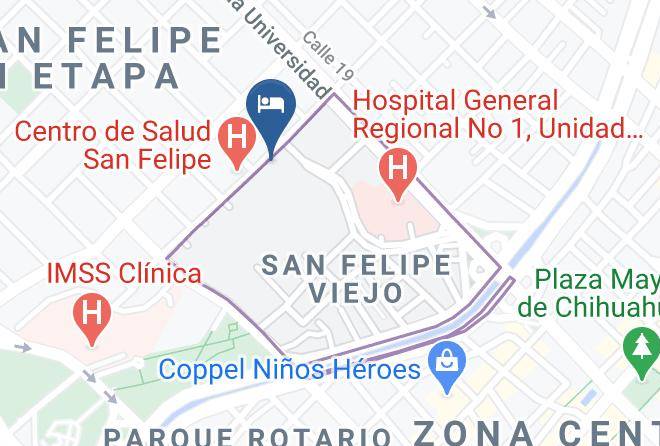 Chihuahua San Felipe I - Holiday Inn Hotel & Suites Chihuahua Expo Maps