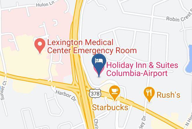 Hilton Garden Inn Columbia Airport Map