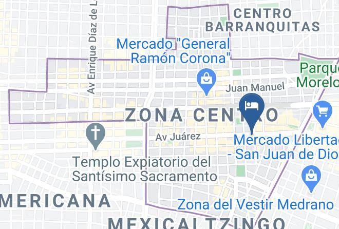 Guadalajara - Holiday Inn Hotel & Suites Guadalajara Centro Historico Maps