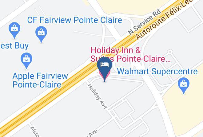 Montreal - Holiday Inn & Suites Pointe Claire Montreal Airport Maps