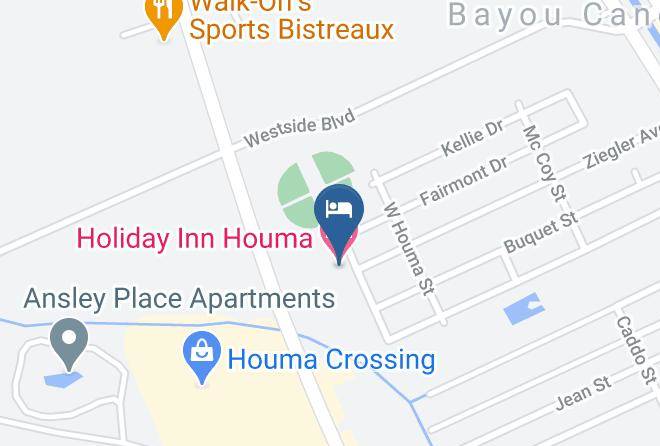 Terrebonne Par - Holiday Inn Houma Maps