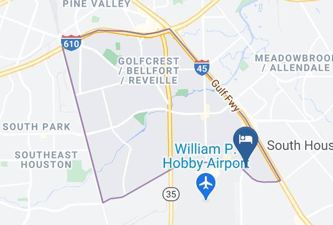 Harris - Holiday Inn Houston Hobby Airport Maps