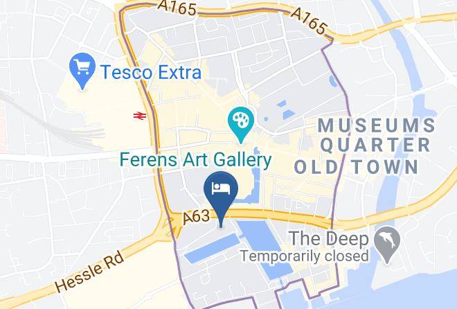 Kingston Upon Hull - Holiday Inn Hull Marina Maps