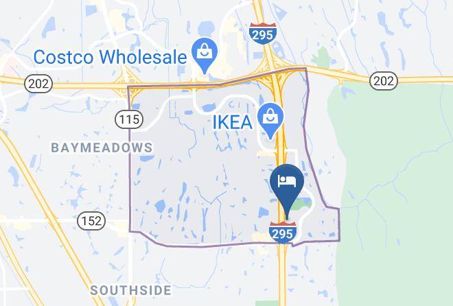 Duval - Holiday Inn Jacksonville E 295 Baymeadows Maps