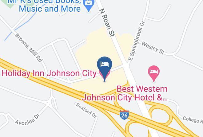 Washington - Holiday Inn Johnson City Maps