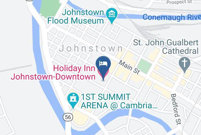 Cambria - Holiday Inn Johnstown Downtown Maps