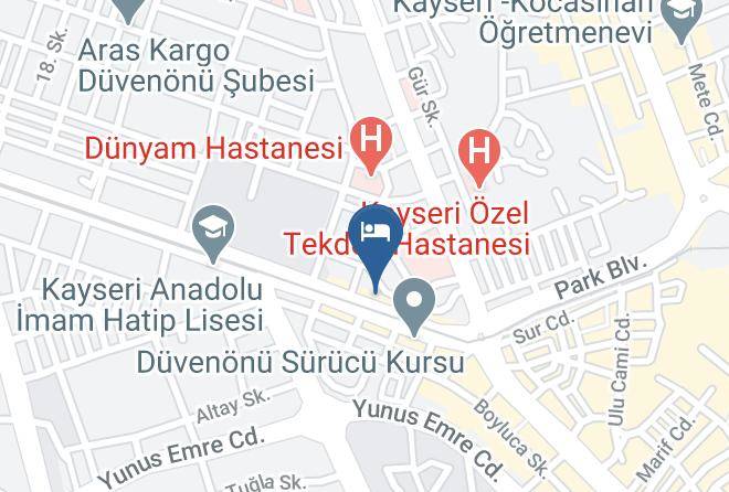Kocasinan - Hotel Admiral Maps