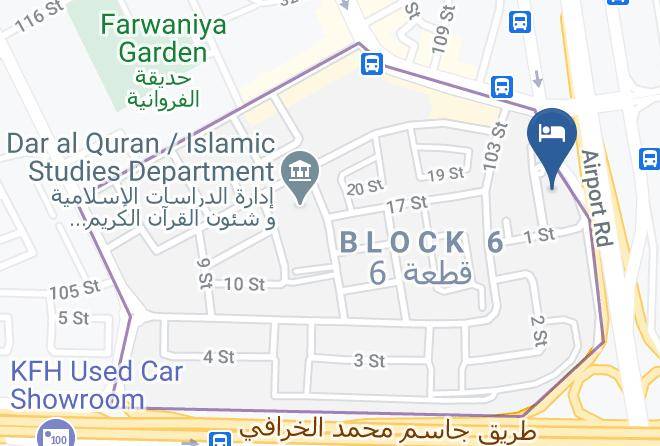 Al Farwaniya - Holiday Inn Kuwait Al Thuraya City Maps