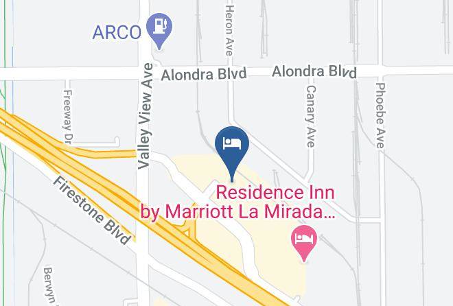 Los Angeles - Holiday Inn La Mirada Maps