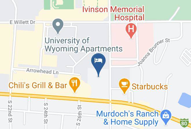 Holiday Inn Laramie Map