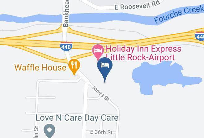 Holiday Inn Little Rock Airport Conf Ctr Map