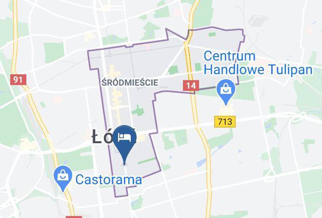 Lodz - Holiday Inn Lodz Maps