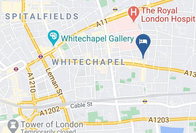London - Holiday Inn London Whitechapel Maps
