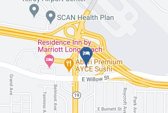 Los Angeles - Holiday Inn Long Beach Airport Maps