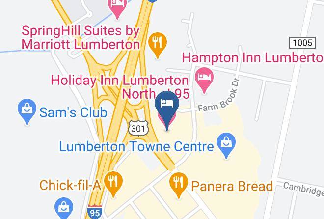 Robeson - Holiday Inn Lumberton North I 95 Maps