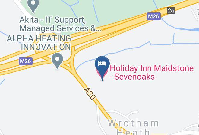 Holiday Inn Maidstone Sevenoaks Map