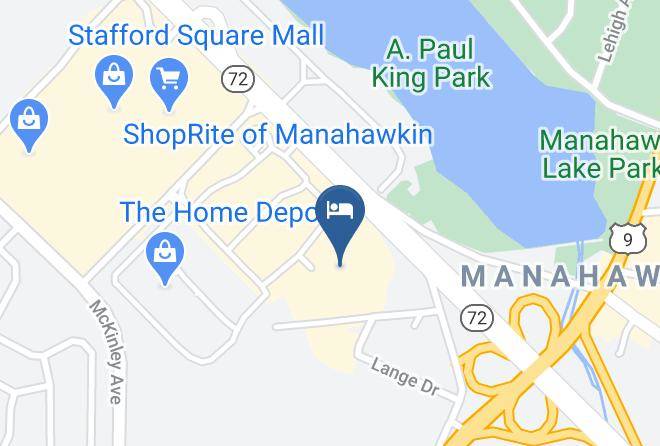 Holiday Inn Manahawkin Long Beach Island Map