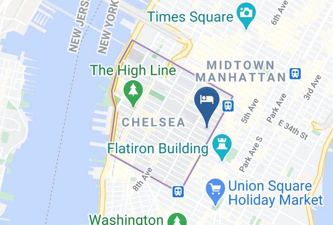 New York - Holiday Inn Manhattan 6th Ave Chelsea Maps