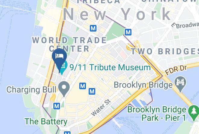 New York - Holiday Inn Manhattan Financial District Maps