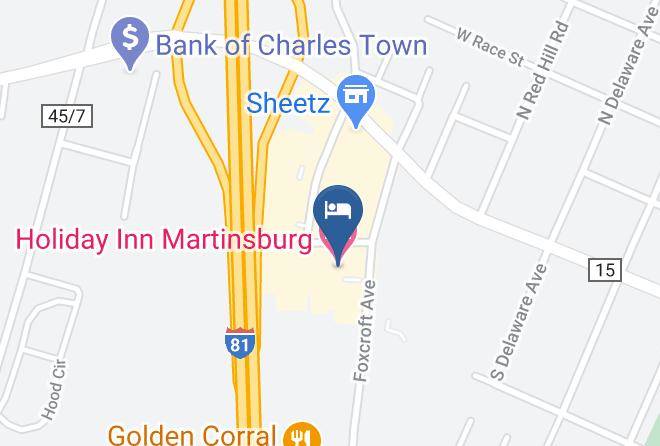 Berkeley - Holiday Inn Martinsburg Maps