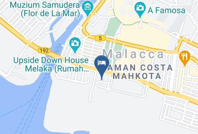 Holiday Inn Melaka Map