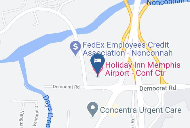 Holiday Inn Memphis Airport Conf Ctr Map