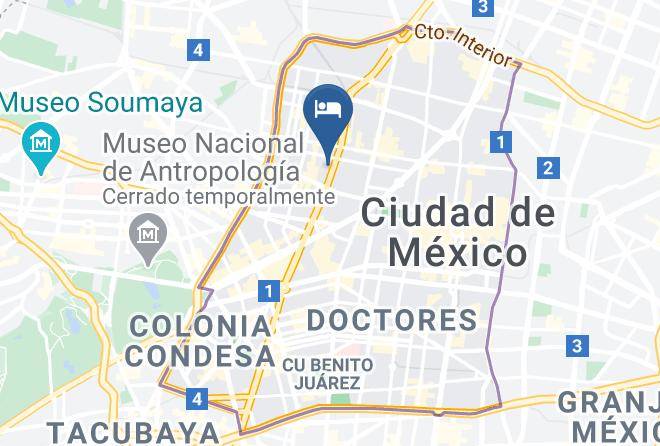 Cuauhtemoc - Holiday Inn Mexico Buenavista Maps