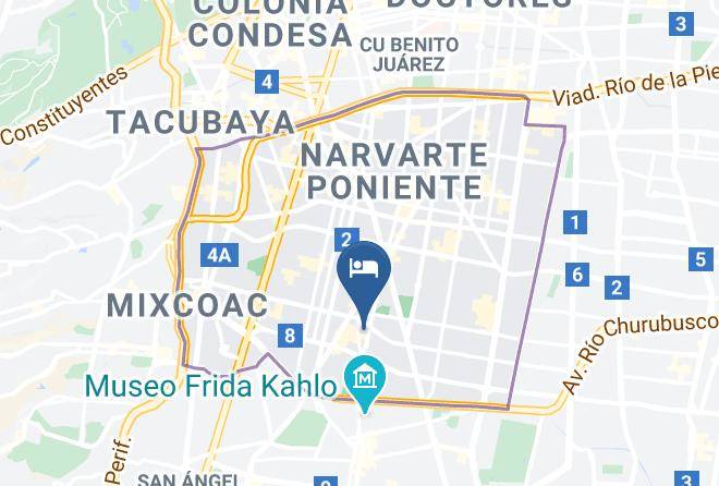 Benito Juarez - Holiday Inn Mexico City Plaza Universidad Maps