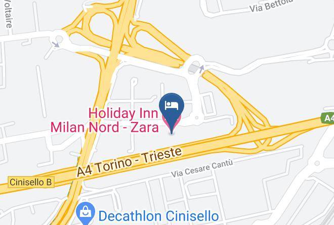 Milan - Holiday Inn Milan Nord Zara Maps