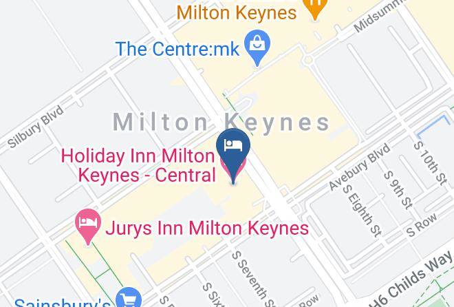 Holiday Inn Milton Keynes Central Map