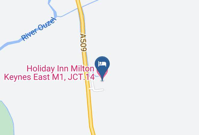 Holiday Inn Milton Keynes East M1 Jct 14 Map