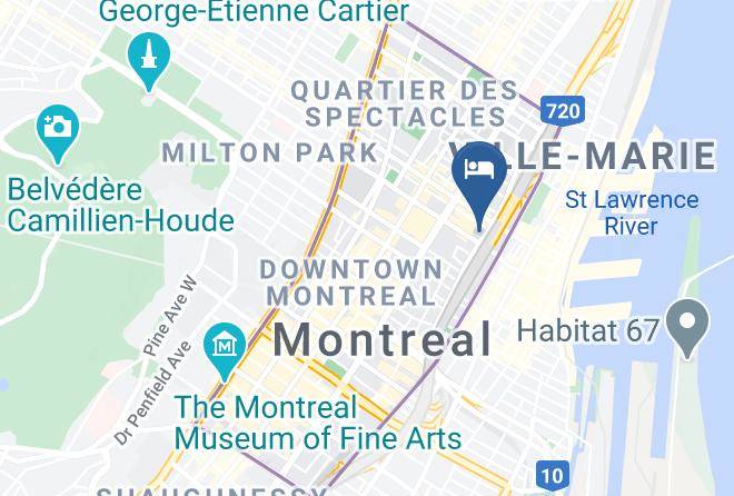Montreal - Holiday Inn Montreal Centreville Downtown Maps