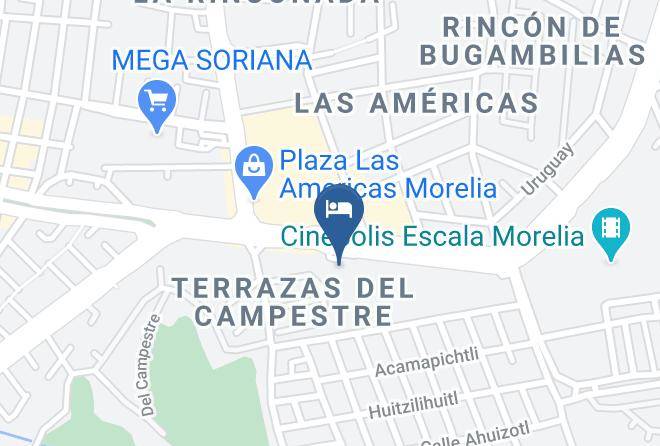 Morelia - Holiday Inn Morelia Maps