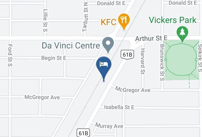 Thunder Bay - Holiday Inn Motel Maps
