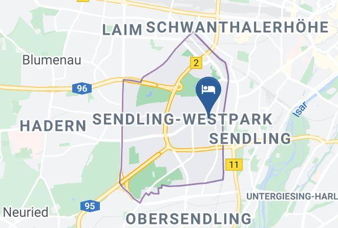 Holiday Inn Munchen Westpark Map