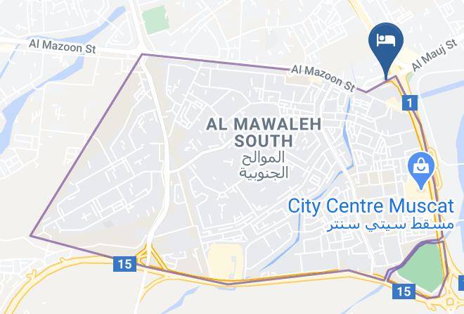 Holiday inn muscat al seeb map