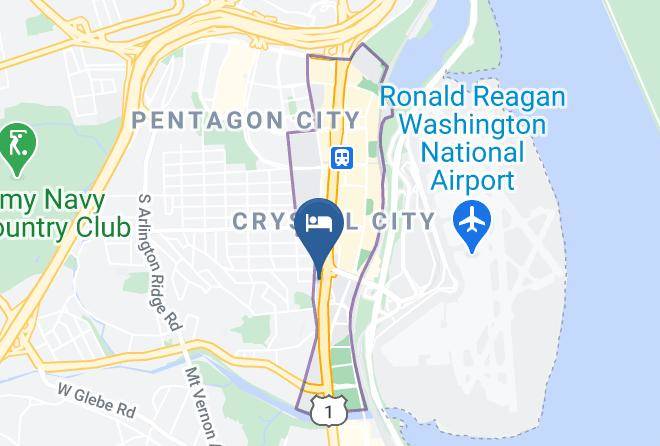 Arlington - Holiday Inn National Airport Crystal City Maps